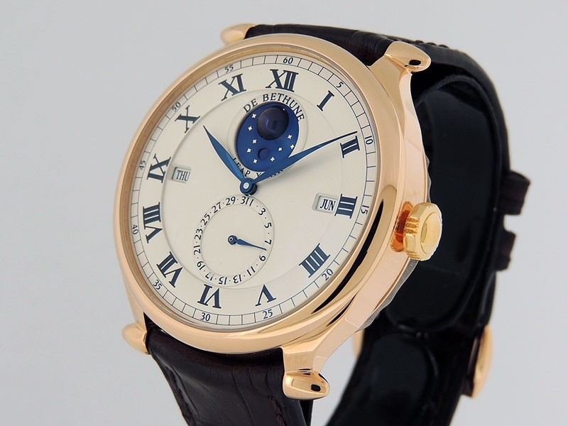 De Bethune DB15RT Perpetual Calendar 3D Moonphase leap-year 18k Rose Gold Retail $151,000 
