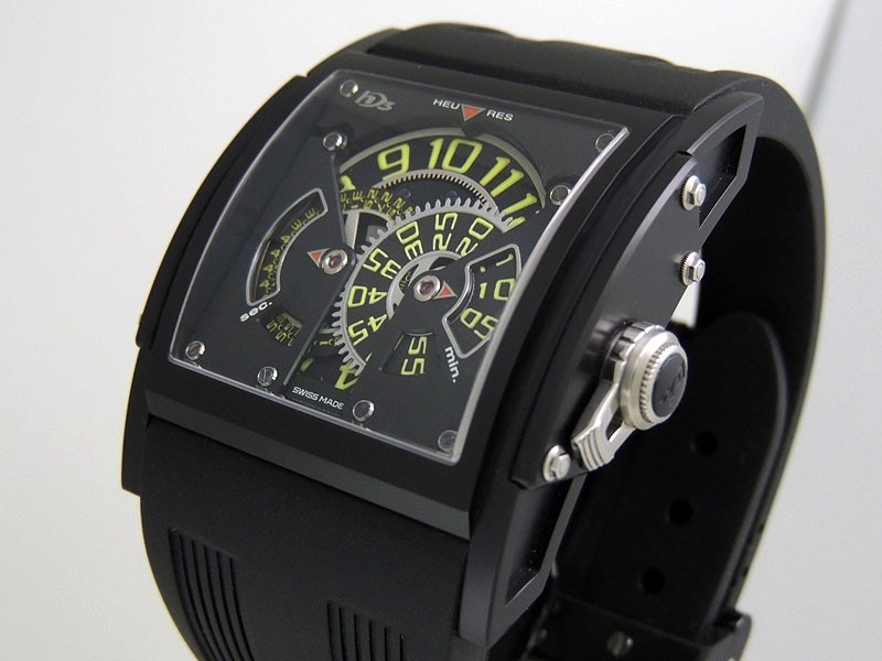 HD3 Complication Three Minds Yellow BLACK MAGIC Titanium/PVD Limited 33 Piece Edition Retail $59,000 NEW