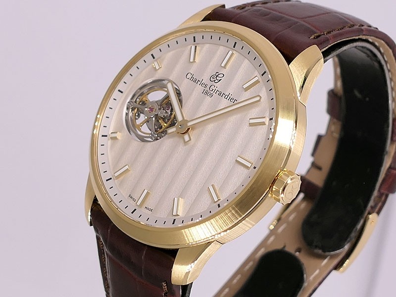 Charles Girardier 1809 Tourbillon 1759YG 18k Yellow Gold Retail $79,000 NIB