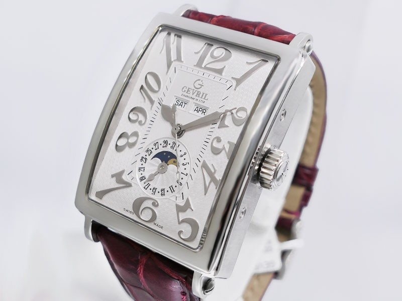 GEVRIL AVENUE OF AMERICAS ANNUAL CALENDAR MOON PHASE LIMITED EDITION 5030 RETAIL $6,995 NEW/NIB