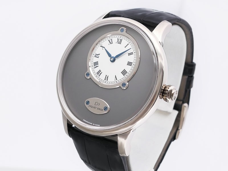 Jaquet Droz Petit Heure Minute J005034201 18k White Gold LTD Retail $21,000