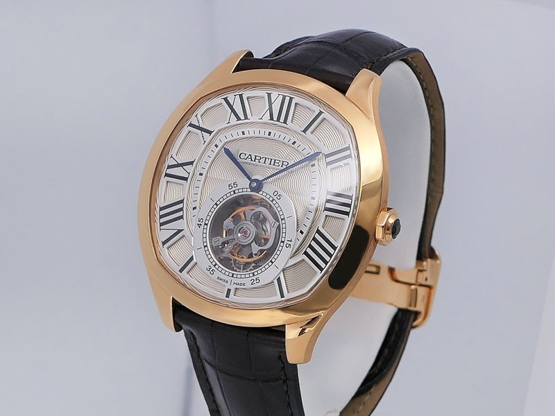 Cartier Drive De Cartier Flying Tourbillon W4100013 18k Rose Gold Retail $77,500