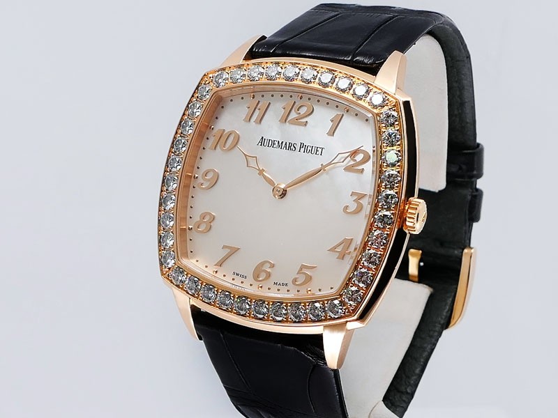 Audemars Piguet Tradition Extra-Thin Diamonds 15337OR.Zz.A810CR.01 18k Rose Gold Retail $56,000 