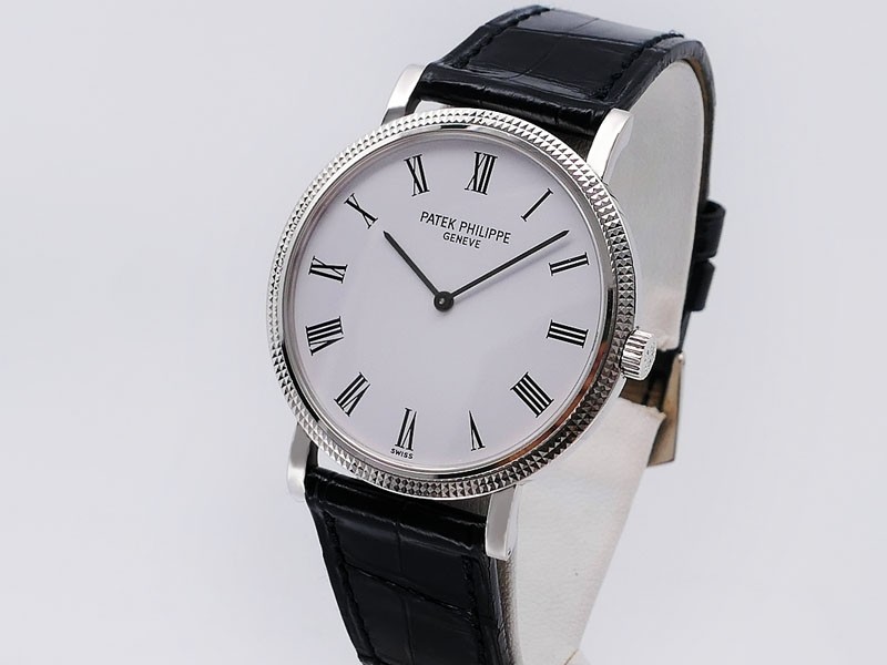 Patek Philippe Calatrava 5120G-001 18k White Gold Ultra-Thin 35mm Retail $25,300 