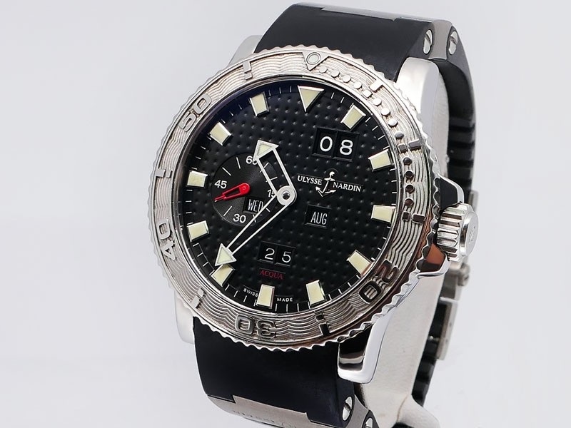 Ulysse Nardin Marine Aqua Perpetual 333-55-3/92 Stainless Steel Retail $29,800