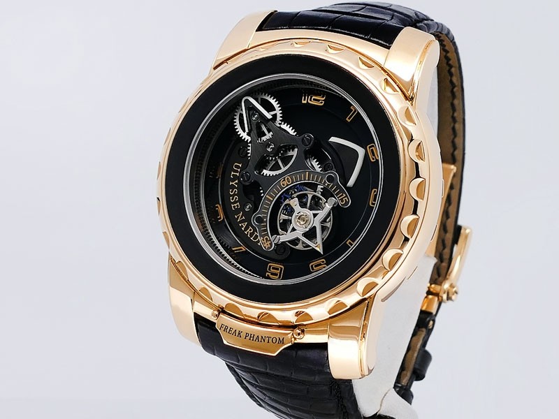 Ulysse Nardin Freak Phantom Tourbillon 8-day Carrousel 2086-115 18k Rose Gold Extremely Rare LTD 99pc Retail $137,000