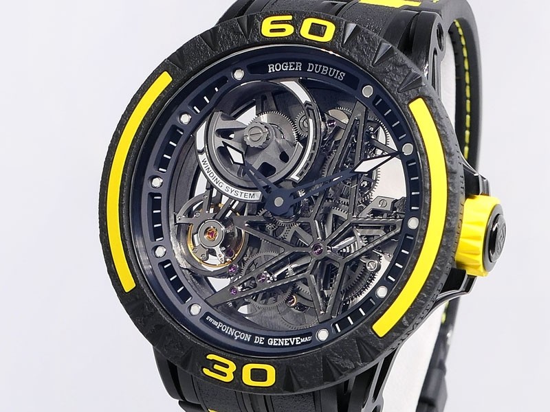 Roger Dubuis Excalibur Spider Pirelli Black DLC DBEX0826 Titanium LTD88pc Retail $84,000 Pre-owned/Unworn