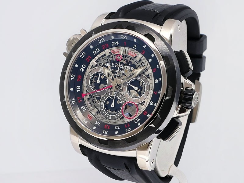 Carl F. Bucherer Patravi TravelTec FourX 00.10620.21.93.01 Palladium Retail $49,90