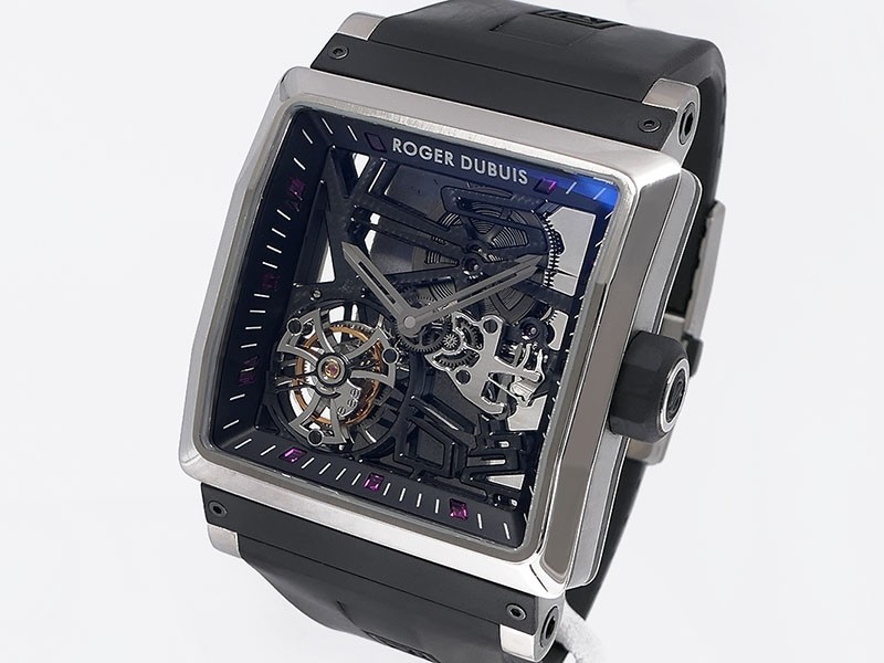 Roger Dubuis Kingsquare Tourbillon Skeleton “KS02” K540-02SQ-71-00/59000/A "RDDBKS0016" Titanium LTD Retail $106,500