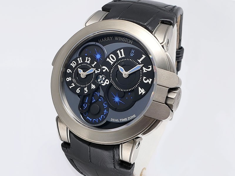 Harry Winston Project ZA Ocean 400-MATZ44ZC-K1 Dual Time Zalium LTD 300pc Retail $40,500