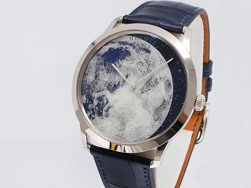 Hermes Slim d'Hermes Clair De Lune CA2.990i 18k White Gold LTD36pc Retail $21,900 