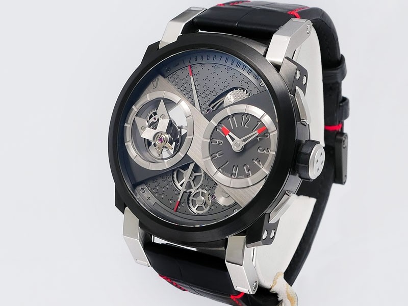 Romain Jerome Moon Orbiter DNA Tourbillon GMT RJ.M.T0.M0.012.01 DLC fragments of Apollo 11 LTD 25pc Retail $120,950