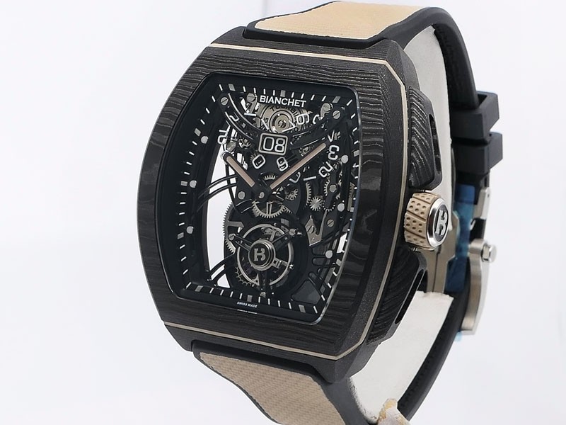 Bianchet Flying Tourbillon Grande Date B1.618 (Carbon Earth) CBEFTGD4 Titanium/Carbon Retail $81,500 