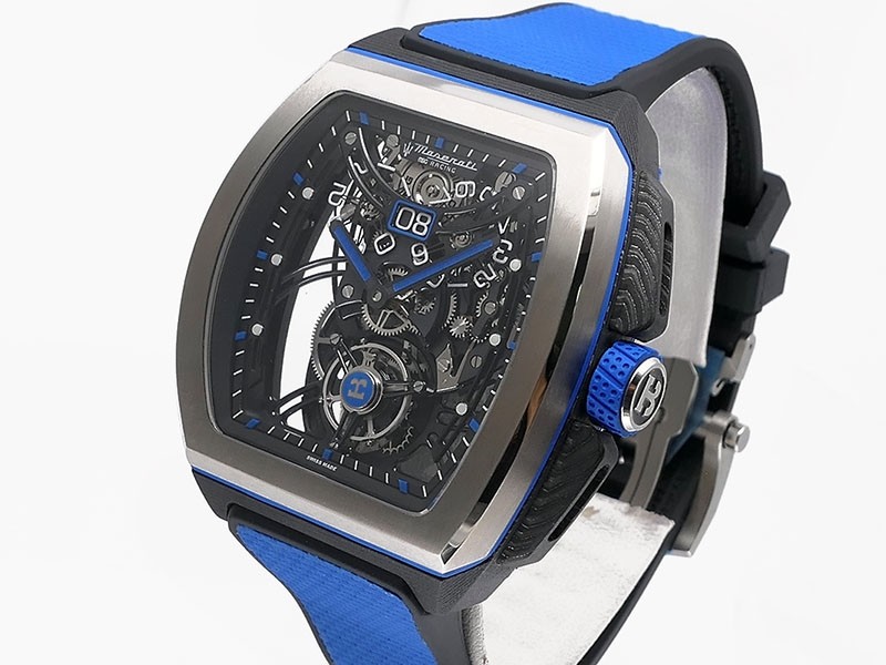Bianchet B 1.618 Flying Tourbillon Grand Date Maserati MSG Racing (Hybrid) HBBFTMST4 Titanium/Carbon LTD 21pc Retail $87,500 New