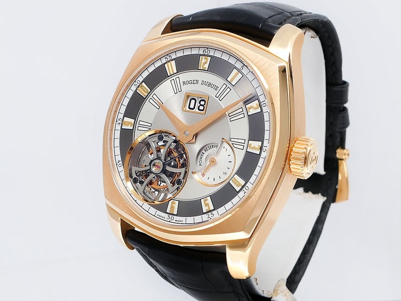 Roger Dubuis La Monagasque Flying Tourbillon Large Date 18k Rose Gold RDDBMG0010LTD Retail $149,500 