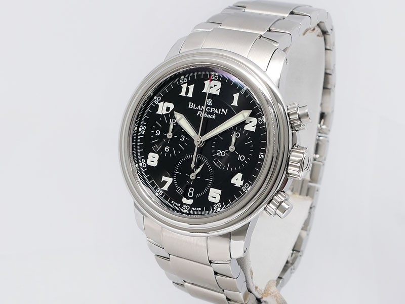 Blancpain Leman Flyback Chronograph 2185F-1130-71 Stainless Steel Retail $13,500
