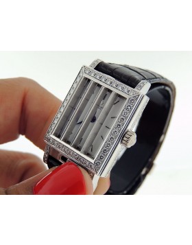 Vacheron Constantin Geneve "JALOUSIE", Shutter 91002/000G-8 Diamonds 18k White Gold Swiss watches Classwatches