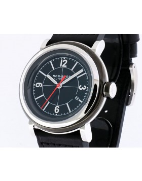 NON-STOP WATCHES DESIGNED IN LOS ANGELES, CIRCLE BLACK BLACK RED BBWR T5 SURGICAL TITANIUM/STAINLESS STEEL RETAIL $1,800 NEW TWO YEAR WARRANTY