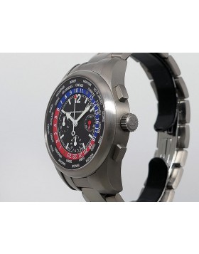 Girard Perregaux WW.TC Worldwide Time Control Chronograph 4980-2075WGP Titanium Bracelet Retail $17,800