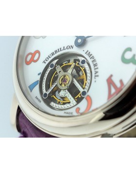 Franck Muller Imperial Tourbillon Color Dreams "Ronde" 7000 T 18k White Gold LTD Rare Retail $124, 000 NEW
