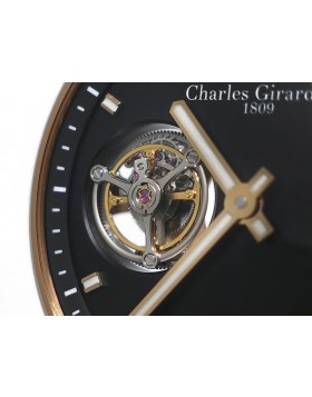 CHARLES GIRARDIER 1809 TOURBILLON 1759RG 18K ROSE GOLD SLIM/THIN CASE DEPTH: 8.6MM RETAIL $79,000 BNIB/NEW