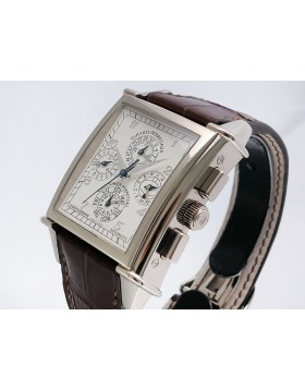 Girard Perregaux Vintage 1945 XXL 90270-53-861-BAGA Perpetual Calendar Chronograph 18k White Gold Retail $62,800