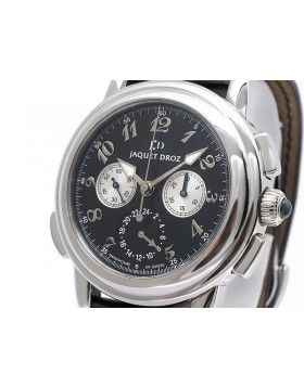 Jaquet Droz Hommage Londres GMT Chronograph J002120101 Stainless Steel Retail $10,650 