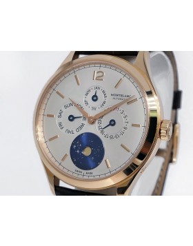  Montblanc Heritage Chronometrie Quantieme Vasco Da Gama 112537 18k Rose Gold LTD Retail $14,300 NIB Store Display 