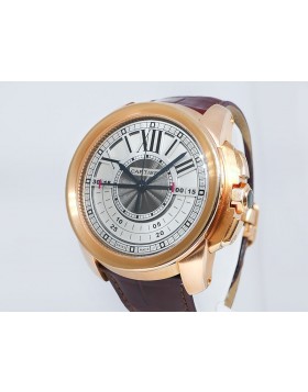 Cartier Calibre De Cartier Chronograph W7100004 or 3242 18k Rose Gold Retail $47,900