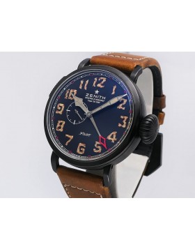 Zenith Pilot Montre D Aeronef Type 20 GMT 96.2431.693/21.C738 Titanium/ DLC LTD1903pc Retail $7,900 