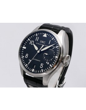 IWC Classic Big Pilot's IW5004 01 Stainless Steel Seven Day Power Reserve Date Retail $13,500 