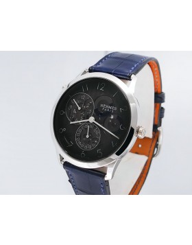 Hermès Slim d'Hermes GMT W054157WW00 Platinum LTD Retail $33,900