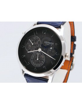 Hermès Slim d'Hermes GMT W054157WW00 Platinum LTD Retail $33,900