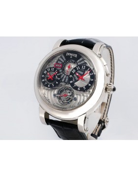 Bovet "Rare"Dimier Recital 3 Orbis Mundi Tourbillion 3WGCO 18k White Gold Double Time Zones Limited to 50pc Retail $215,000