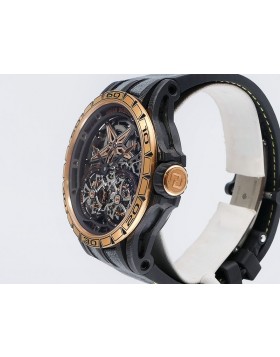 Roger Dubuis Excalibur Spider Double Tourbillon RD105SQ (RDDBEX0674) Carbon/18k Rose Gold Bezel 28 pieces Retail $323,500