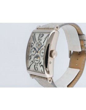 Franck Muller Long Island Perpetual Calendar 1200 QP 18k White Gold Retail $51,200