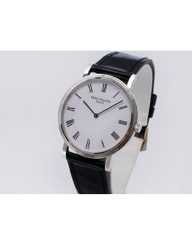 Patek Philippe Calatrava 5120G-001 18k White Gold Ultra-Thin 35mm Retail $25,300 