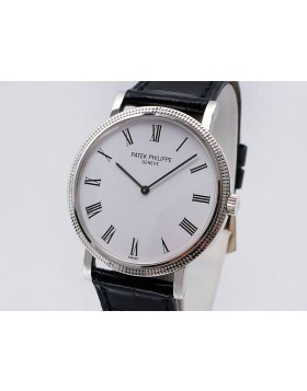 Patek Philippe Calatrava 5120G-001 18k White Gold Ultra-Thin 35mm Retail $25,300 