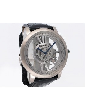 Cartier Rotonde De Cartier Astrotourbillon Skeleton W1556250 18k White Gold LTD 100pc Retail $186,000 ($248K)