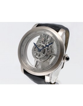 Cartier Rotonde De Cartier Astrotourbillon Skeleton W1556250 18k White Gold LTD 100pc Retail $186,000 ($248K)
