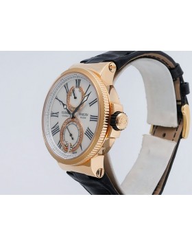Ulysse Nardin Marine Lady Chronometer 39 1182-160-3/490 18k Rose Gold MOP Diamonds Retail $26,800 NEW/NIB 