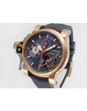 Graham Tourbillograph Trigger Havana 2TTAR. B03A. C86B 18k Rose Gold LTD 50pc Retail $125,800 