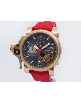 Graham Tourbillograph Trigger Havana 2TTAR. B03A. C86B 18k Rose Gold LTD 50pc Retail $125,800 