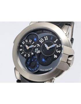 Harry Winston Project ZA Ocean 400-MATZ44ZC-K1 Dual Time Zalium LTD 300pc Retail $40,500