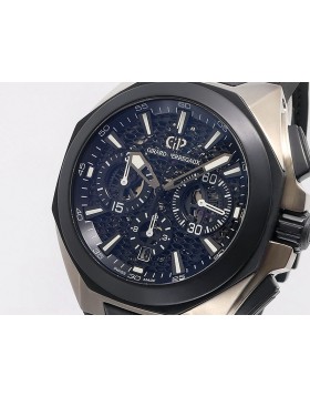Girard Perregaux Sea Hawk Traveler Chronograph 49971-37-631-BB6A Titanium/Ceramic Retail $21800 (