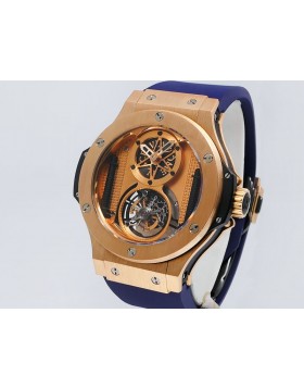 Hublot Big Bang Vendome Gold Tourbillon 305.PX.0009.GR 18k Rose Gold LTD Retail $172,800