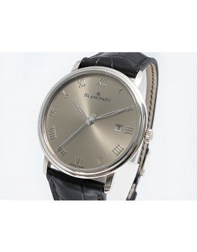 Blancpain Villeret Ultra Slim 6651-1504-55B 18k White Gold Retail $22,100