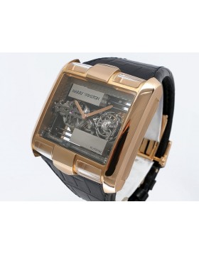 Harry Winston Tourbillon Glissière 350-MATRL 18k Rose Gold LTD25pc Retail $324,000