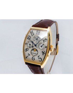 Franck Muller 5850 QP Perpetual Calendar Lunar 18k Rose Gold Leap Year plus 1additional strap Retail $45,800 (