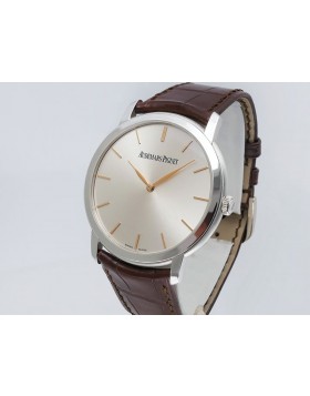 Audemars Piguet Jules Audemars Ultra-Thin 15180BC.00.A002CR.01 18k White Gold Retail $28,100